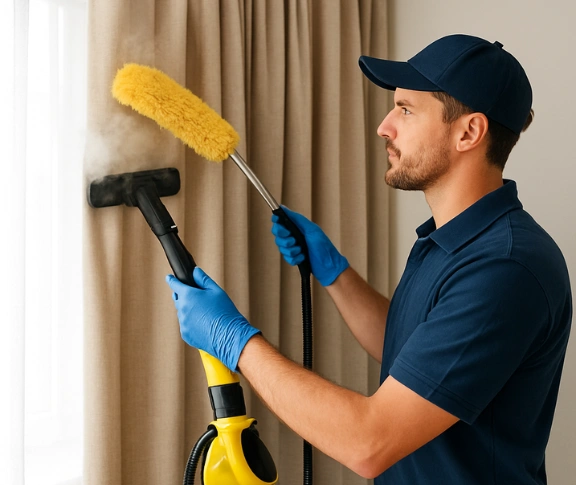 Trusted curtain steam cleaning technician Matty Curtain Cleaning mount-gravatt-east QLD