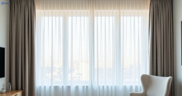 Freshly steam cleaned curtains in mount-gravatt-east QLD