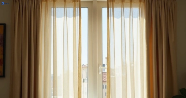 Dusty and dull curtains in mount-gravatt-east before steam cleaning